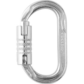 Resim Edelrid Oval Power Steel Ansi Çelik Karabina Gümüş 