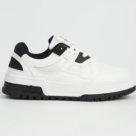 Resim Benetton Beyaz Siyah Kadın Spor Ayakkabı İTHAL BNI-12158 