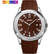 Resim Hanyang Kahverengi Erkek Saatler En Lüks Marka Kuvars Izle Erkekler Paslanmaz Çelik Su Geçirmez Kol Saati Relogio Masculino Skmeı Montre Homme (Yurt Dışından) 