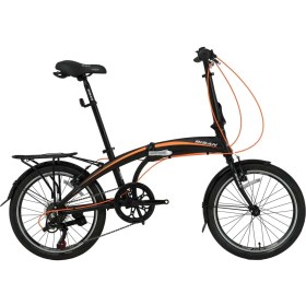 Resim Bisan Fx 3500 Trn Katlanır Bisiklet 20 Jant V Fren - Siyah Turuncu - 1 