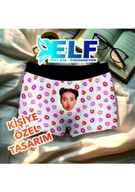 Resim Kişiye Özel Basklı Boxer Fotoğraflı Resimdeki Renk 