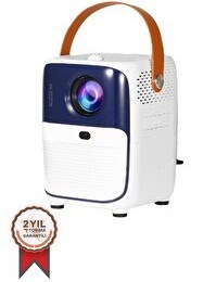 Resim Torima Projeksiyon Cihazı Taşınabilir Ev Sineması 4K 1080P Bluetooth Android Akıllı Projektör T11 