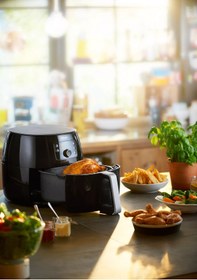 Resim Philips AvanceRapid Air teknolojisi dijital ekran Collection Hızlı Pratik Airfryer XXL 7,3 L Fritöz 