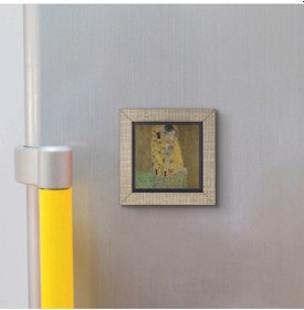 Resim Öpücük Gustav Klimt, 1907 Baskılı Mdf Magnet 7x7 