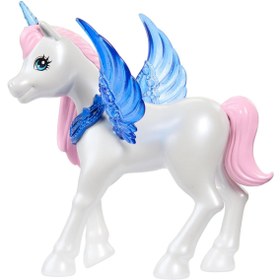 Resim Barbie Mavi Saçlı Prenses Bebek HRR16 