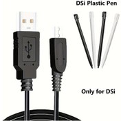 Resim Willowhaven Nintendo 3ds Xl Usb Şarj Kablosu Ve 4 Renk Kalem Seti Dsı Kalem Ve Usb Şarj 