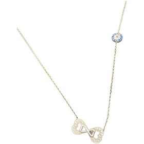 Resim 925 Ayar İthal Gümüş Sonsuzluk & Nazar Boncuğu Model Kolye Anlamlı Ve Şık Tasarım, Hediye Gümüş 