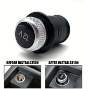 Resim 8W0 949 319 Krom Araba Çakmak Soketi Kapak - Toz Geçirmez Dokulu Tutuşlu Dekoratif Kapak, Audi A3 A4 A5 Q2 Q7 R8 12V Modelleri İçin Uygun 