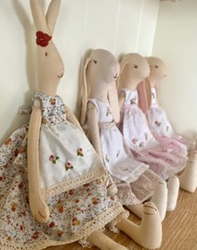 Resim El Yapımı Sevimli Tavşan Bebek - 1 