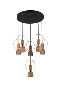 Resim Mudo Home Beacon 5+1'li Sarkıt Kahverengi 