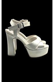 Resim Escarpinshoes KADIN PLATFORMLU BANTLI KALIN TOPUKLU GECE AYAKKABISI 