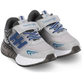 Resim Slazenger Enzo I Erkek Çocuk Gri / Saks Mavi Günlük Spor Ayakkabısı 