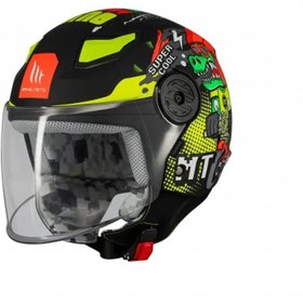 Resim Mt Helmets Young Lite Dino A1 Çocuk KAskı 