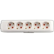 Resim Viko 90113500 Multi-Let 5li Priz Çocuk Korumalı Topraklı Klemensli (Kablosuz) Grup Priz 