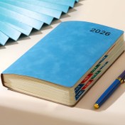 Resim BRACE ELK 2026 Öz Disiplin Takvimi Planlayıcı - Yüksek Kaliteli Sentetik Deri Kapaklı, Mavi Şık Tasarım, Aylık ve Haftalık Düzenlemeler, Kompakt Taşınabilir Boyutlu Zaman Yönetimi & Hedef İzleme (Yetişkinler İçin) - 380 Sayfa 