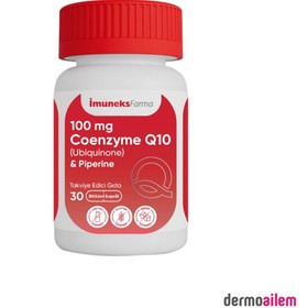 Resim İmuneks 100 Mg Coenzyme Q10 30 Bitkisel Kapsül 