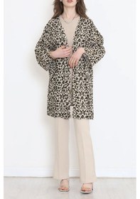 Resim Desenli Kimono Leopar1 - 1658.1095. Çok Renkli 