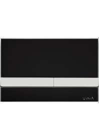 Resim VitrA Select Kumanda Paneli Siyah - Krom 740-1101 Krom - Siyah 