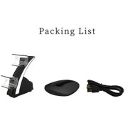 Resim Ankatek Yerleştirme Tabanı Şarj Ps5 Oyun Kontrolcüsü Kablosuz İplay Hbp-253 Çift Braket Beyaz 