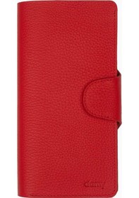 Resim Damy Hakiki Deri Unisex El Portföyü 805 Kırmızı Kırmızı 