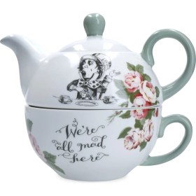 Resim Mikasa x V&a Alice In Wonderland Fine China 420ML Porselen Tek Kişilik Çay Demleme Seti 