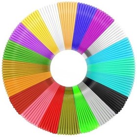 Resim Filament 3d Kalem İçin 25 Renk 1 Metre 