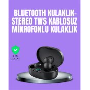 Resim Techno Stock Bluetooth Kulaklık Tws Yüksek Ses Kaliteli Kesintisiz Dijital Göstergeli Kulaklık 