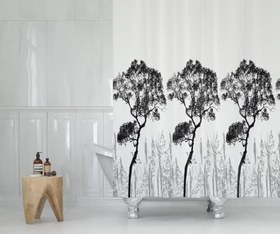 Resim Tropik Banyo Duş Perdesi 3391 Tek Kanat 1X240x200 
