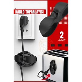 Resim gl00my Pratik Kablo Sarma Aparatı - Kablo Düzenleyici ve Organizatör 