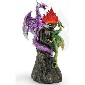 Resim Polyester Dragon Tasarımlı Led Dekoratif Hediyelik 