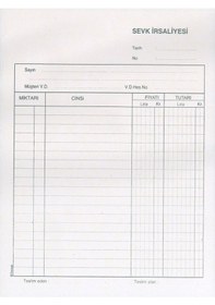 Resim Dilman Irsaliye Defteri Otokopili 2 - 50 2 Nüsha 