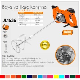 Resim Boya Ve Harç Karıştırıcı Labor Marka 1400 Waat Jl 1636 