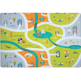 Resim Bblüv Mülti Oyun Halısı Şehir 140 x 100 x 1 CM 
