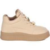 Resim Guja Bej İçi Polarlı Soğuğa Dayanıklı Kadın Sneaker Çok Renkli 