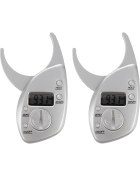 Resim Quartzite 2x Dijital LCD Vücut Yağ Caliper Cilt Kırp Kalınlık Sağlık Fitness Kilo Cinsiyet (Yurt Dışından) 