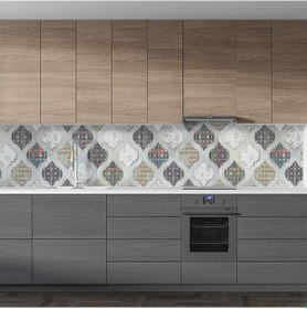 Resim Mutfak Tezgah Arası Folyo Fayans Kaplama Folyosu Renkli Design Se 