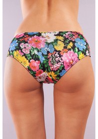Resim Etiler Collection Golshan Garden Boy Short, Kadın Dantelli Çiçek Baskılı Şort Külot Çok Renkli 