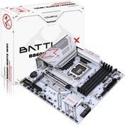Resim Colorful BATTLE-AX B860M-WHITE WIFI V20 DDR5 7600Mhz mATX Gaming (Oyuncu) Anakart 