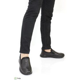 Resim Forelli Erkek Yumuşak Deri Ortopedik Bağcıksız Günlük Ayakkabı F24/CM46603 