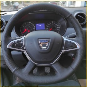 Resim Dacia Duster 2018 2021 Araca Özel Direksiyon Kılıfı 