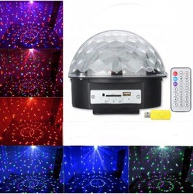 Resim LEERFEI Disko Topu Led Işıklı Şarjlı Bluetooth Hoparlör Disco Speaker Kumandalı 