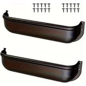 Resim Xuweiwei 2 Paket Dark Brown Rv Kapı Depolama Kutusu Kamp Aracı Kapı Askılı Organizer Evrensel Tip Koyu Kahverengi 