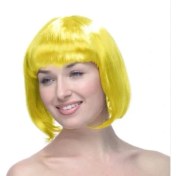 Resim Sarı Küt Peruk Saç 