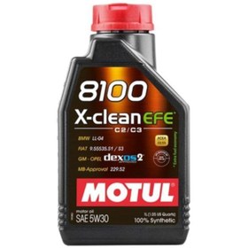 Resim Motul 8100 X-clean Efe 5w-30 1 Litre Motor Yağı 