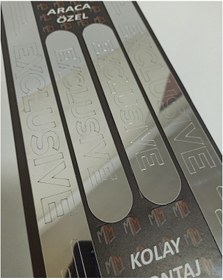 Resim Peugeot 405 Exclusive Kapı Eşiği + Çamurluk Vent Krom 