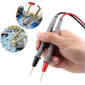 Resim 1 Çift Multimetre Probu 1000v 20a Tüm Multimetreler Ile Uyumlu Test Ölçüm Kalosu 1 Metre Voltmetre 