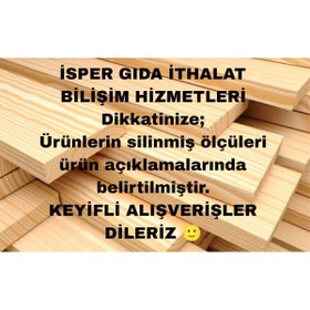 Resim TREE MAN İSMET PERİM 2.5x5x185 Cm 5 Adet Silinmis Çam Çita Kereste Taslak Tahta 