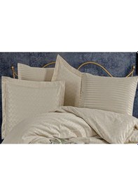 Resim Odesa Bambu Jakar Kumaş Bej Ikili Oksford 60x80 Cm Yastık Kılıfı - 1328 Çok Renkli 