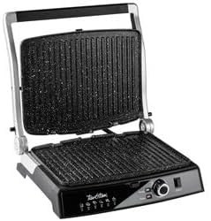 Resim TANTİTONİ Granit Plakalı Siyah Izgara Ve Tost Makinesi 