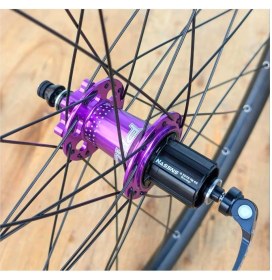 Resim Mor Hassns Pro 7 Sesli Göbekli Mach1 Cross'r 29 Inç Arka Jant Seti - Dağ Bisikleti (Mtb) Için 